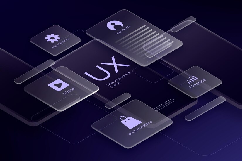 Placeholder visual for mobile application work